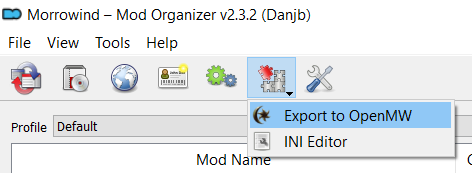 Exporting to OpenMW